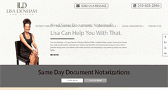 Desktop Screenshot of denhamlawoffice.com